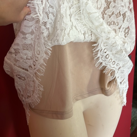 New Rose + Olive gorgeous lace top - Picture 3 of 16